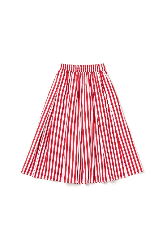 Polly Party Skirt - Red Stripe