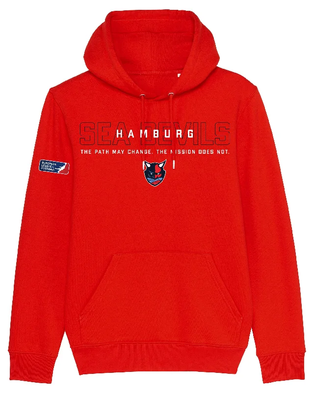 Hamburg Sea Devils Mission Hoodie Red