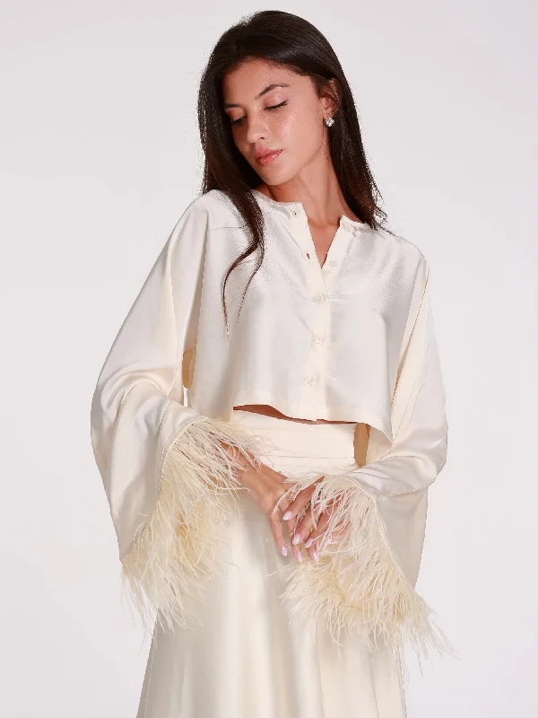 Feathers Silky Dream Blouse