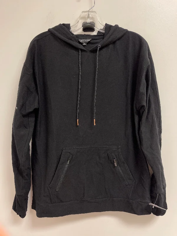 Sweatshirt Hoodie By Limited In Black, Size: M