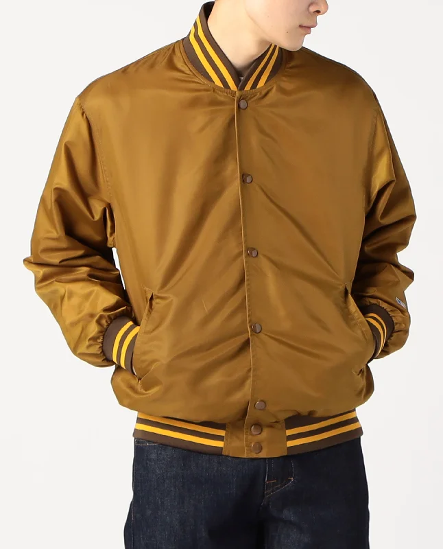 Nylon Varsity Light Jacket ＜RJ-23008＞BRONZE