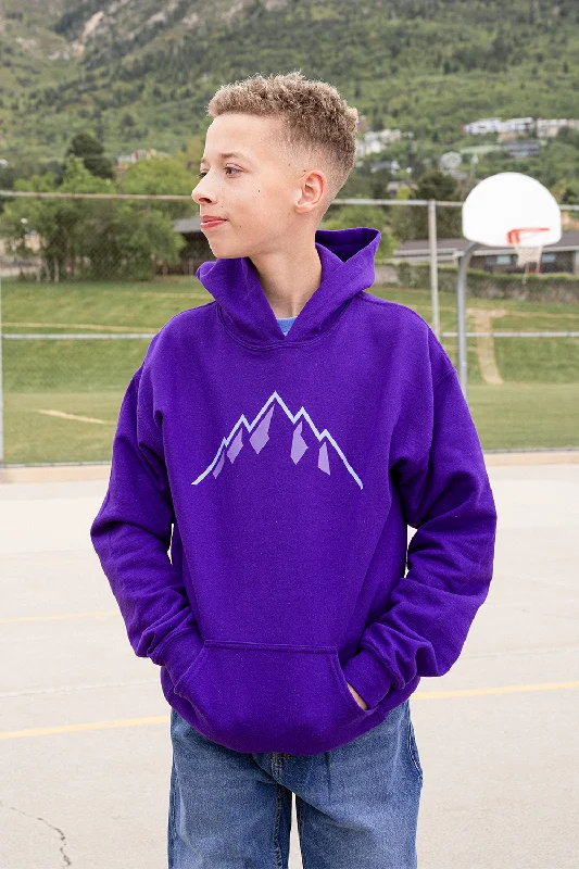 Yth NBA Origins Partial Tonal Color Pop Hoodie - Purple