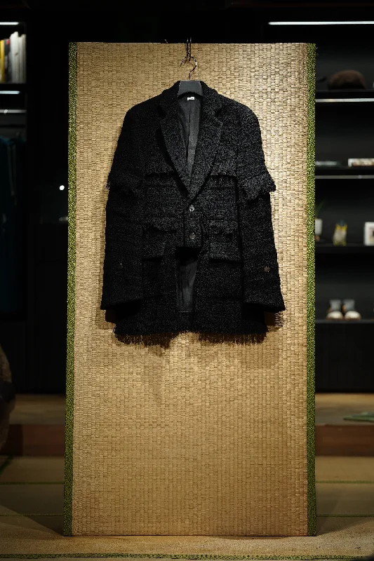 Fujimoto Veiled My Tweed Jacket (Black)