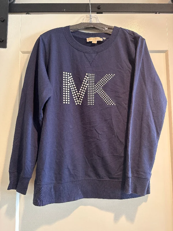 Sweatshirt Crewneck By Michael By Michael Kors In Blue, Size: M