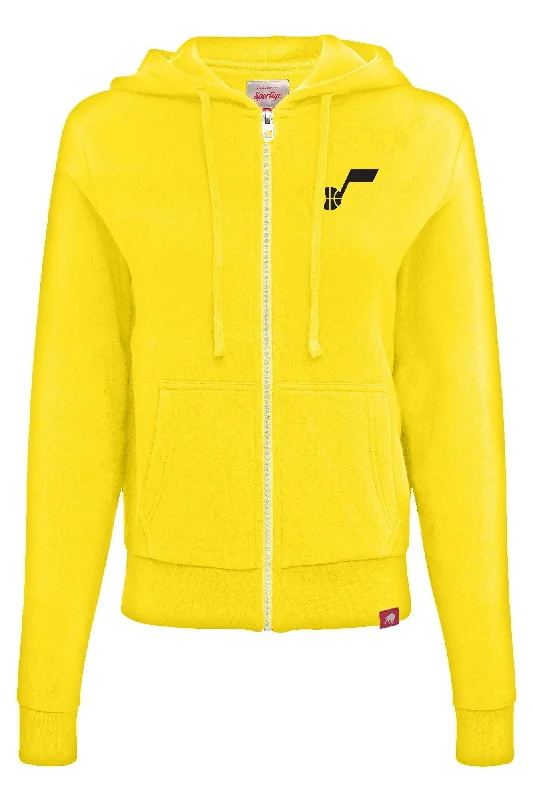 Yellow Ally Zip Up Hoodie -  - Yellow - Primary - Sportiqe