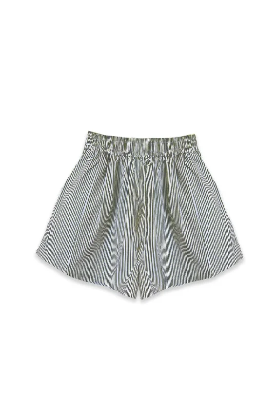 SAMPLE - Everyday Shorts - Olive Stripe