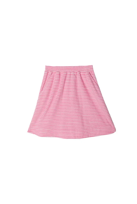 Everyday MINI Skirt - Pink Terry Cloth