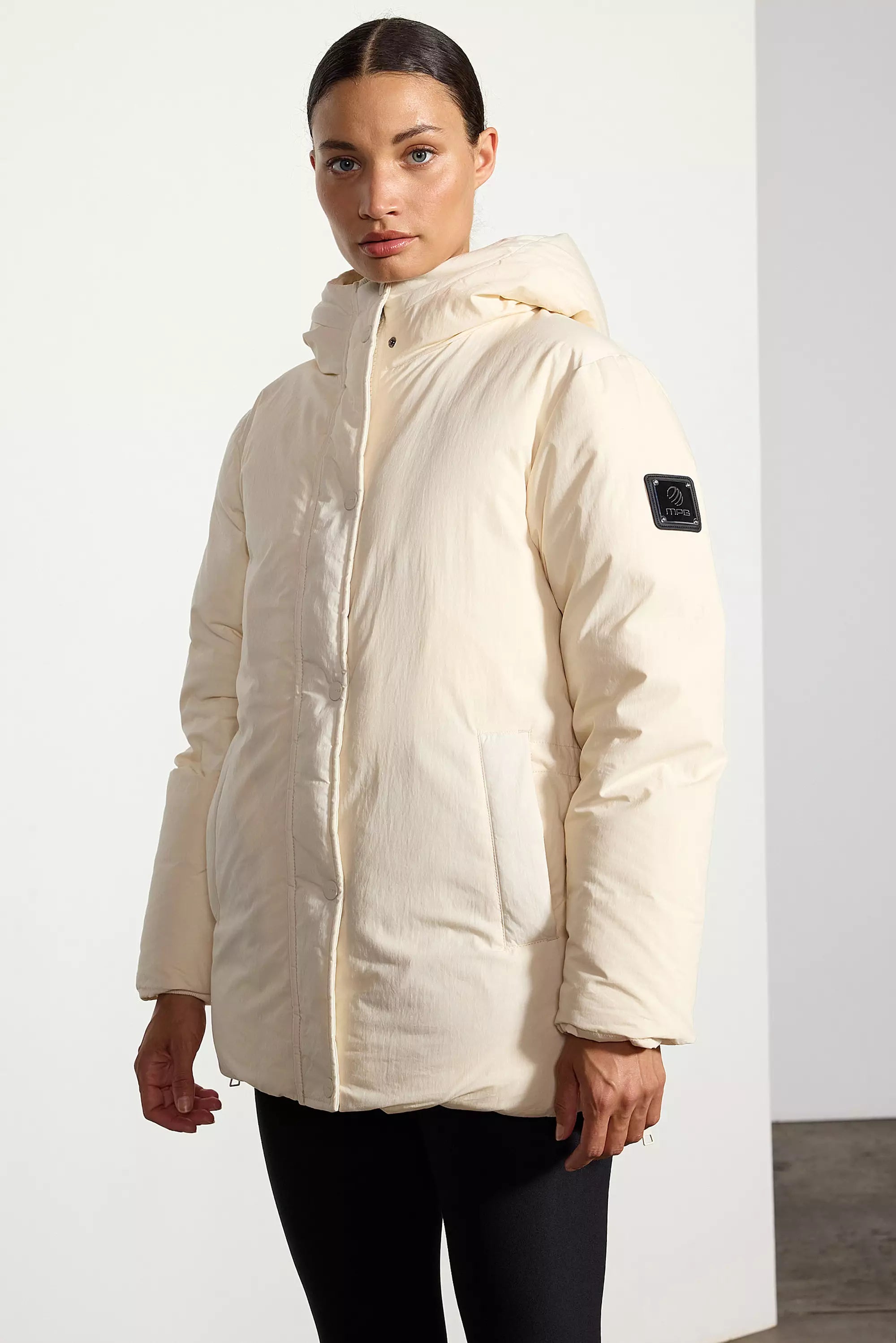 RDS Down Hip-Length Puffer - Winter White