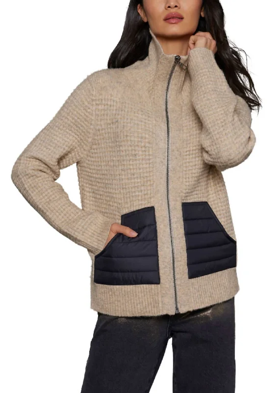 Deep Pockets Sweater In Oat