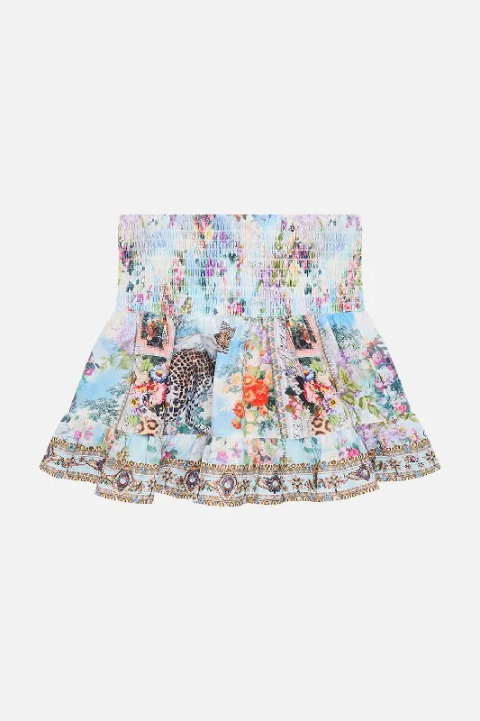 KIDS SHIRRING WAIST SKIRT 4-10 WE ALWAYS HAVE ALEXANDRIA