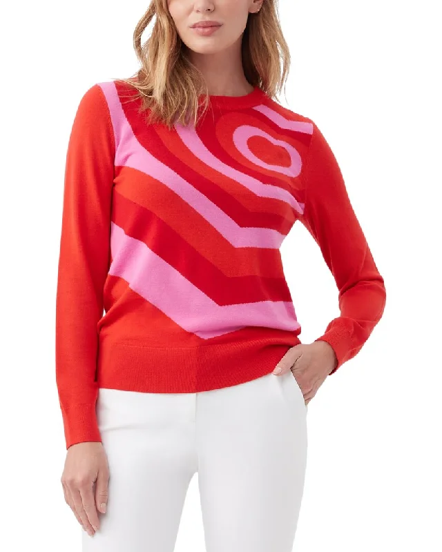 Trina Turk Sweetheart Wool Sweater