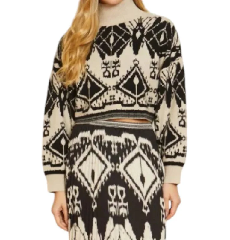 Maeva Sweater In Ikat Tapestry