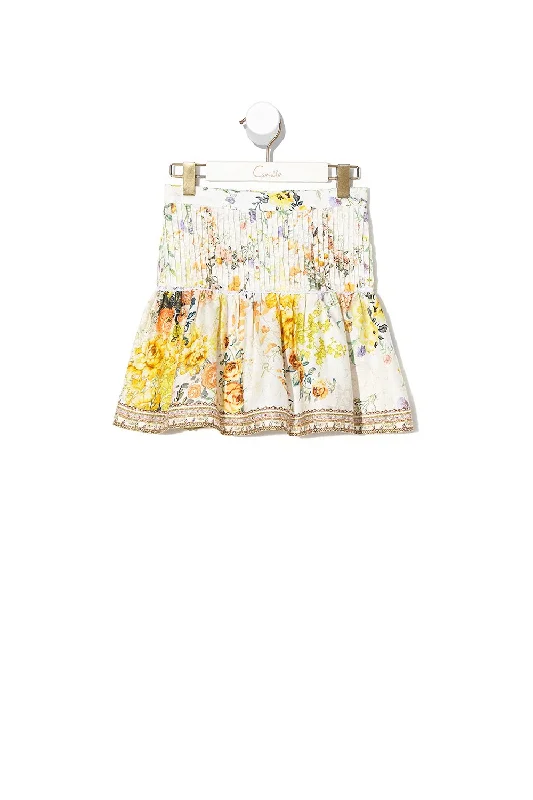 INFANTS SKIRT WITH PINTUCKING IN THE HILLS OF TUSCANY