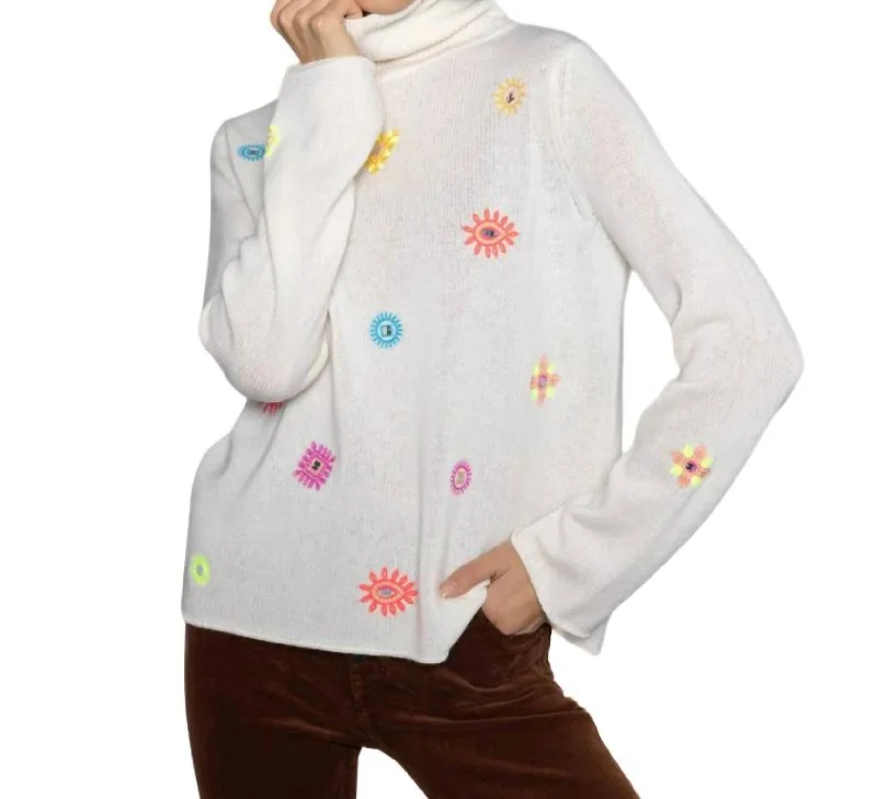 Lucky Charms Sweater In Winter White