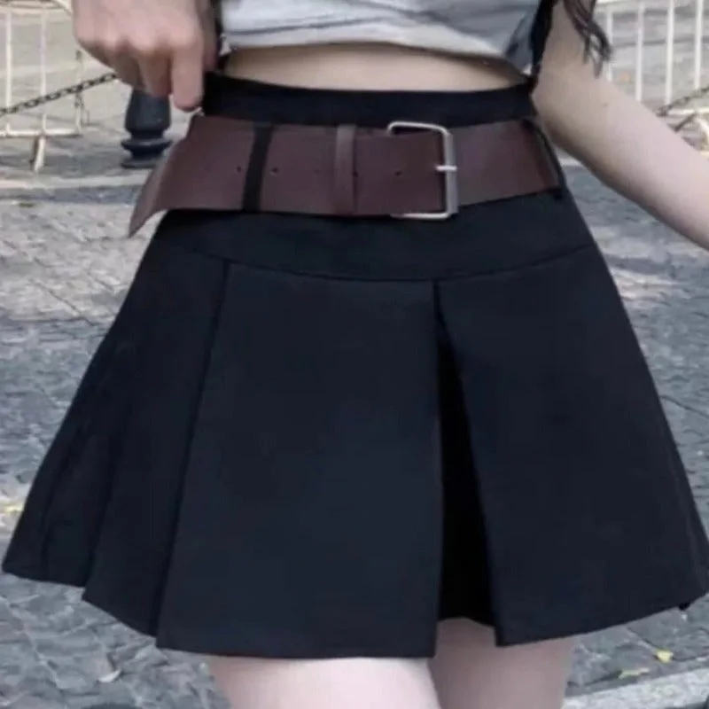 black with belt