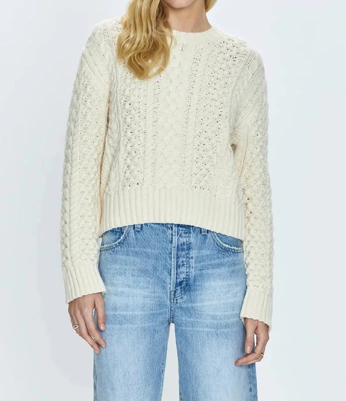 Quinn Sweater In Ivory