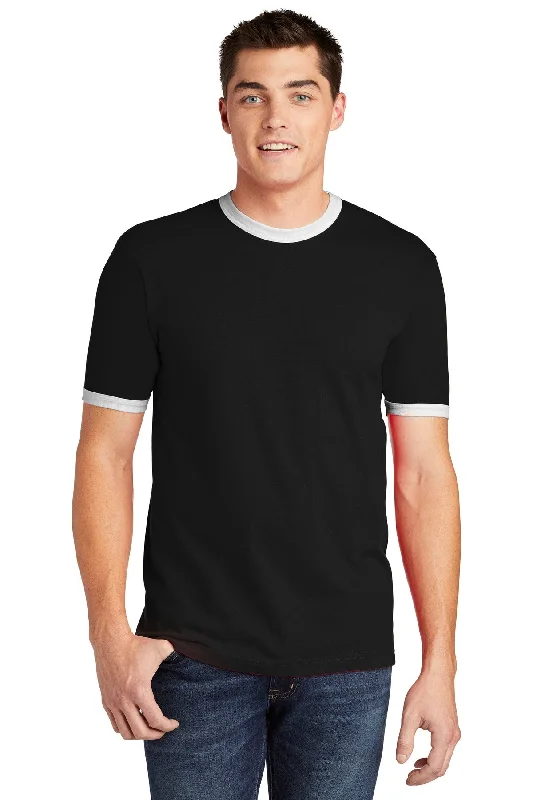 American Apparel Fine Jersey Ringer T-Shirt. 2410W