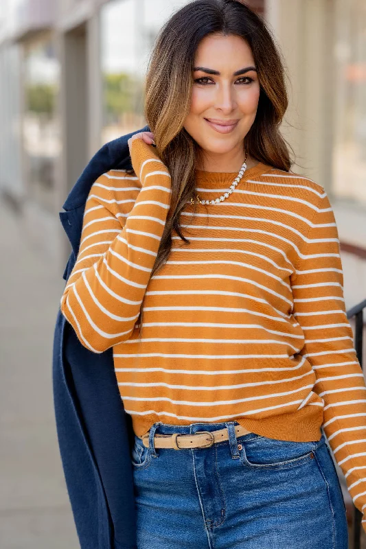 Basic Striped Sweater Tee