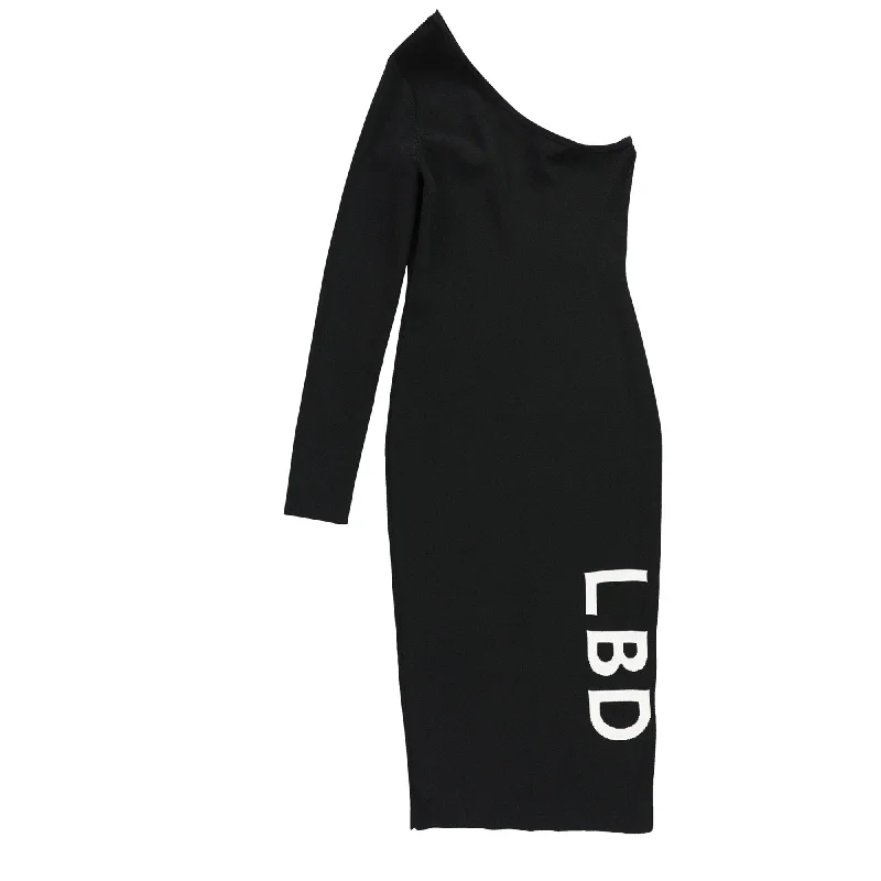 Bar Iii Womens Lbd Asymmetrical Sweater Dress