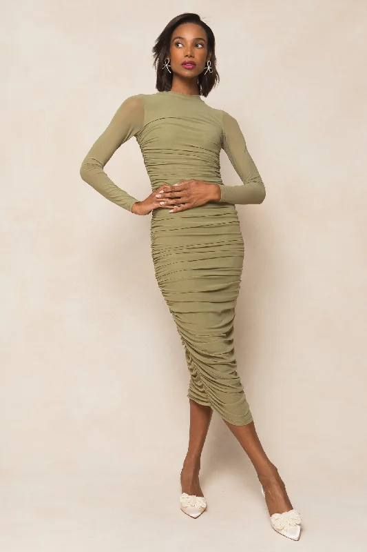 Brynn Dress in Olive