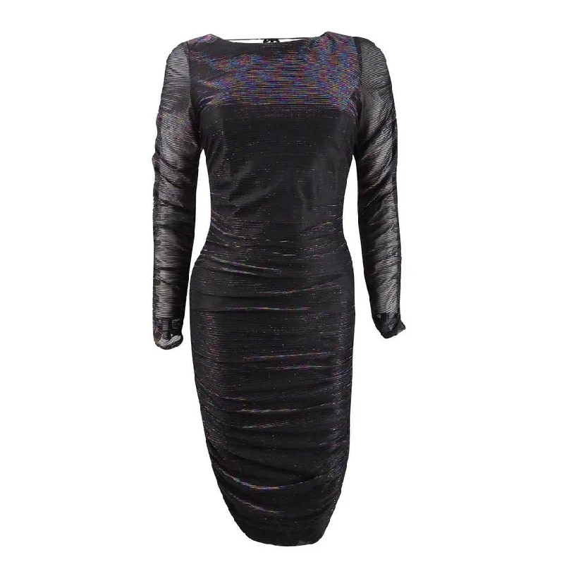 Rachel Rachel Roy Women's Glitter Ruched Bodycon Dress