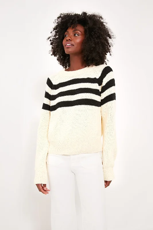 Black and Ivory Davide Pullover