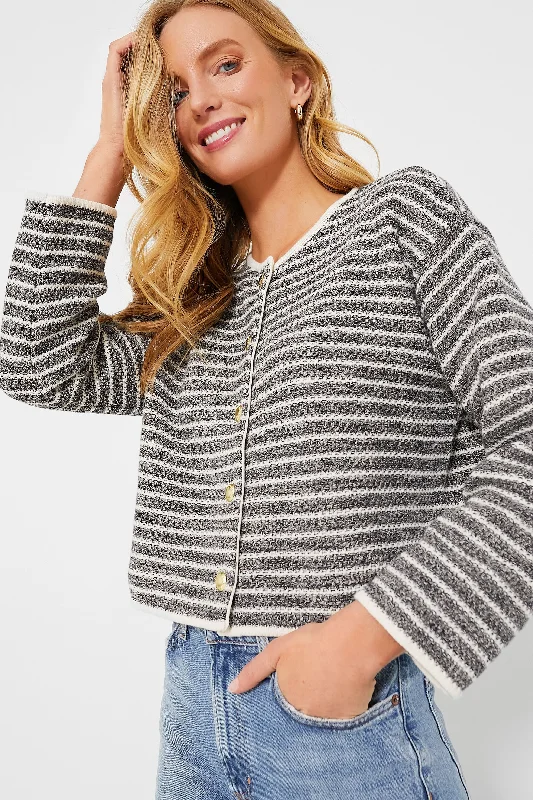 Multi Stripe REI Knitted Cardigan