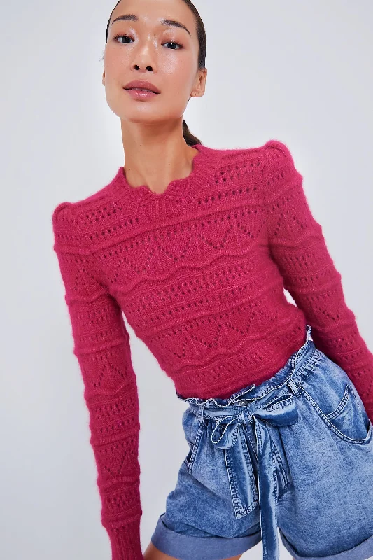 Raspberry Othona Sweater