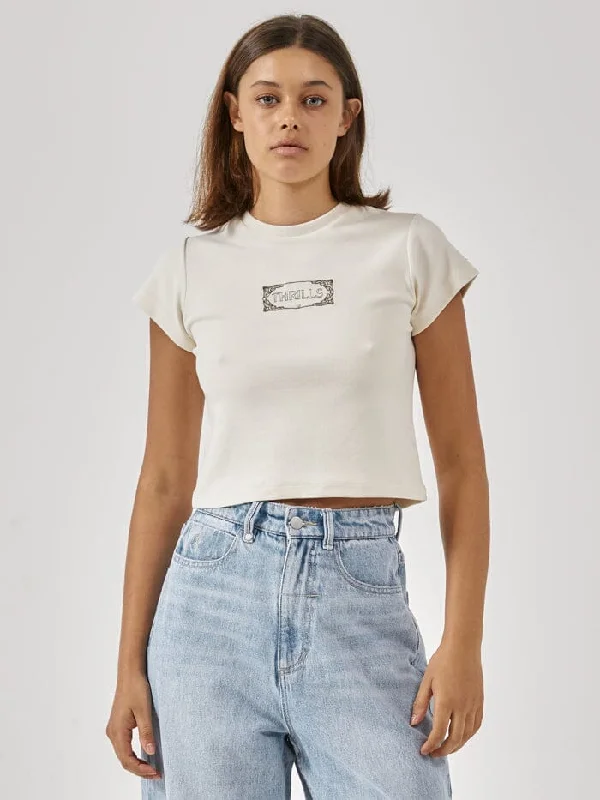 Inlay Mini Tee - Heritage White