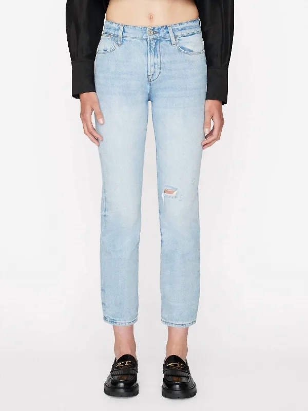 Le High Rise Straight Jeans In Winslow