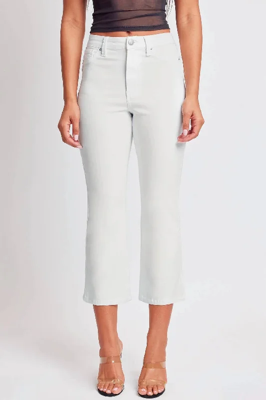 Missy High-Rise Hyperstretch Wide Leg Jeans In Vanilla Cream