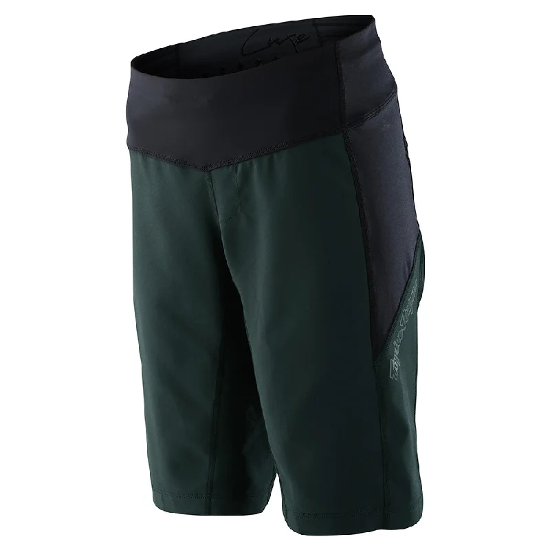 Womens Luxe Short No Liner Solid Steel Green