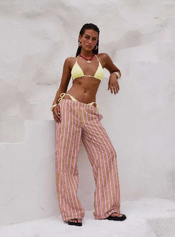 Taja Pants Pink Stripe