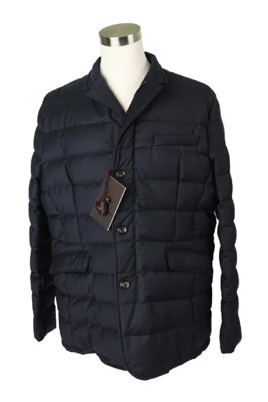 Wool Down Dress Puffer Jacket