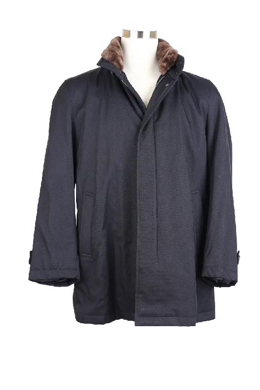 Padded Parka w/ Fur Collar- Loro Piana Storm System